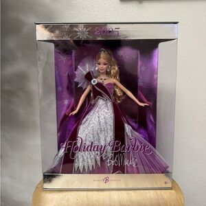 Barbie 2005 Holiday Doll in Purple and Silver Ensemble